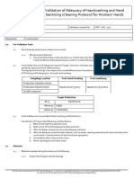 APPI-VAL-002 Validation of Adequacy of Cleaning For Personnel Hands