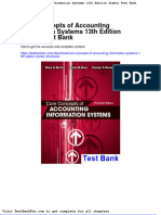 Full Download Core Concepts of Accounting Information Systems 13th Edition Simkin Test Bank