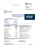 Rigips RBI 13 - VOC Emission Report - Indoor Air Comfort Gold