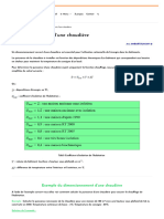 Dimensionnement D'une Chaudière