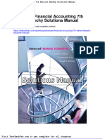 Full Download Advanced Financial Accounting 7th Edition Beechy Solutions Manual