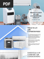 Air Conditioner & Fan