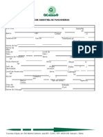 Ficha Cadastral Funcionarios