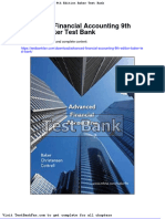 Full Download Advanced Financial Accounting 9th Edition Baker Test Bank