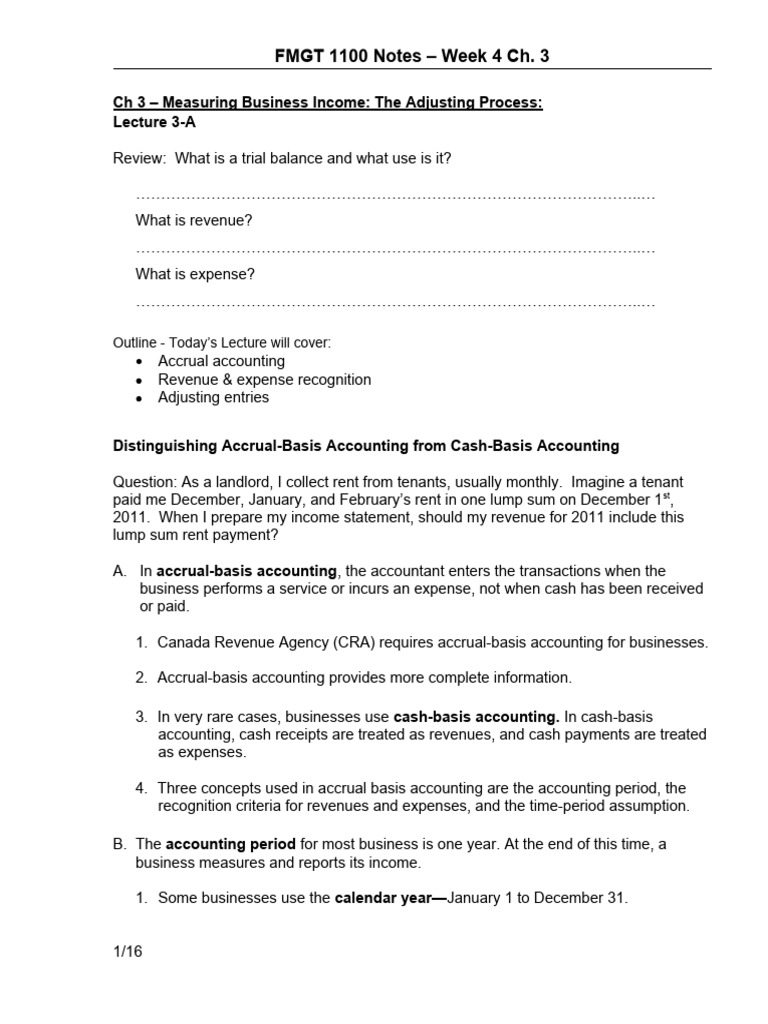 Accounting Basics for Students | PDF | Deferral | Debits And Credits