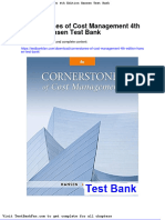 Full Download Cornerstones of Cost Management 4th Edition Hansen Test Bank