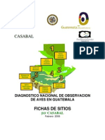 Diagnóstico nacional de observación de aves en Guatemala: Fichas de sitios.  Año 2006