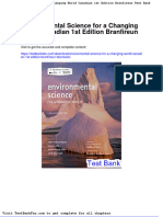 Full Download Environmental Science For A Changing World Canadian 1st Edition Branfireun Test Bank