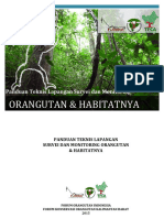 Panduan Teknis Lapangan Survei Danmonitoring Orangutan Dan Habitatnya