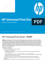 HP Universal Print Driver TRAINING