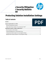 Configuring Security Mitigation