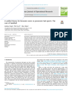 A Unified Theory For Bivariate Scores in Possessive Ball-Sports