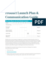 Product Launch Plan Communication Guide