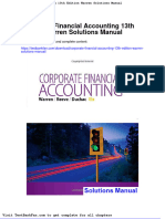 Full Download Corporate Financial Accounting 13th Edition Warren Solutions Manual