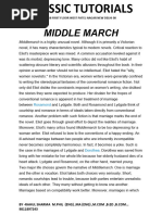 Lit Eliot Middlemarch Character Chart | PDF | Middlemarch | Realist Novels