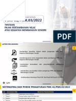 PMK-61-2022-Pajak Pertambahan Nilai Atas Kegiatan Membangun Sendiri