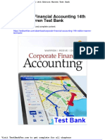 Full Download Corporate Financial Accounting 14th Edition Warren Test Bank