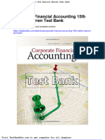 Full Download Corporate Financial Accounting 15th Edition Warren Test Bank