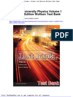 Full Download Essential University Physics Volume 1 Global 3rd Edition Wolfson Test Bank