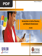01 Introduction To Active Directory and Network Infrastructure