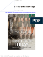 Full Download Corrections Today 2nd Edition Siege Test Bank