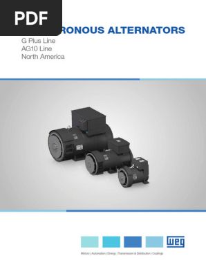 HT WEG Synchronous Alternators G Plus and Ag10 Line North