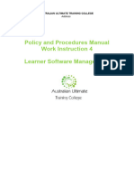 AUTCPPM - WI 4 Learner Software Management