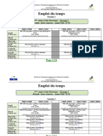 Emploi Du Temps GEL2