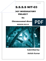Biology Investigatory Project Chromosoma