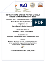 Kolkata (WB) - National U7 (21st To 25th Sept. 2023)