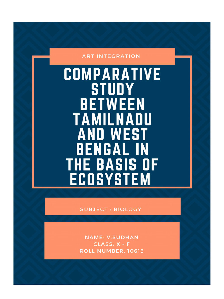 Comparative study between Tamilnadu and West Bengal in the basis of