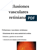 Oclusiones Vasculares Retinianas