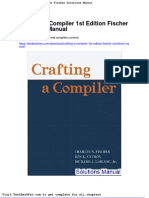 Full Download Crafting A Compiler 1st Edition Fischer Solutions Manual