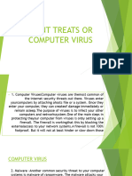 Different Treats or Computer Virus