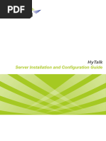 Hytera HyTalk Server Configuration Guide (Standalone Deployment) V1.0.00 - Eng