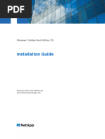 Windows Unified Host Utilities 70 Installation