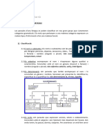 LES CATEGORIES GRAMATICALS - Fje