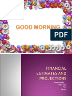 Financial Estimates and Projections