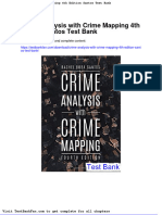 Full Download Crime Analysis With Crime Mapping 4th Edition Santos Test Bank