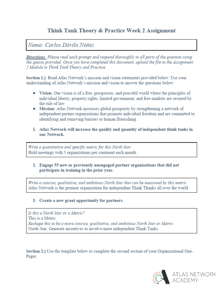 Tttp week 2 assignment rebrand pdf political science