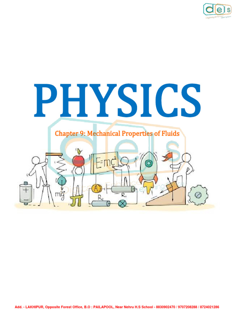 Chapter 9 Mechanical Properties of Fluids | PDF | Pressure | Pressure ...