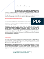 Machanism of Bacterial Pathogenicity