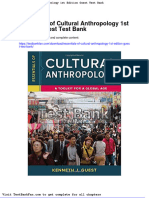 Full Download Essentials of Cultural Anthropology 1st Edition Guest Test Bank