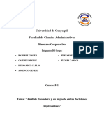 Ensayo de Analisis Financiero