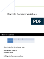 Contact Session 4 (Discrete Random Variable & Binomial Distribution)