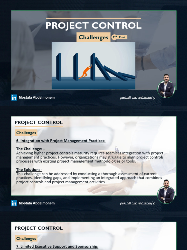 Project Control Challenges 6-9 - Eng Mostafa Abdelmonem | PDF | Change ...