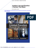 Full Download Criminal Procedure Law and Practice 10th Edition Carmen Test Bank