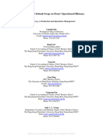 4.impact of Credit Default Swaps On Firms' Operational Efficiency