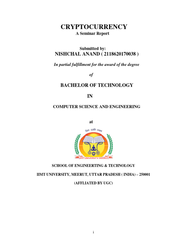 Seminar Cryptocurrency | PDF | Technology & Engineering