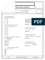 Examen Bimestral de Razonamiento Matemático - Fila B